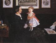 Mrs James Wyatt Jnr and her Daughter Millais